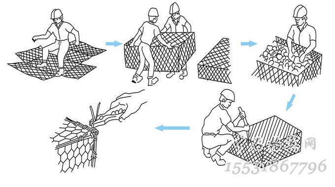 鍍鋅格賓網箱組裝 鍍鋅格賓網箱組裝